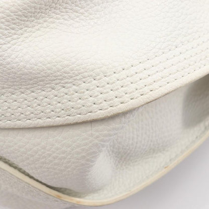 Celine Handbag Bittersweet White Leather Medium