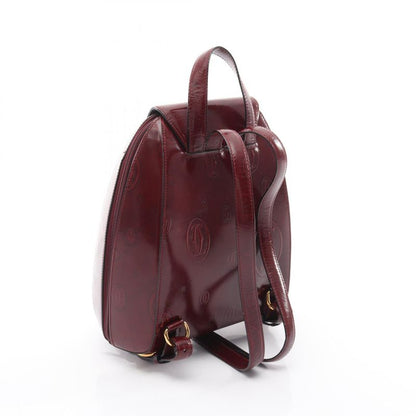 Cartier Sac Backpack Happy Birthday Bordeaux Leather