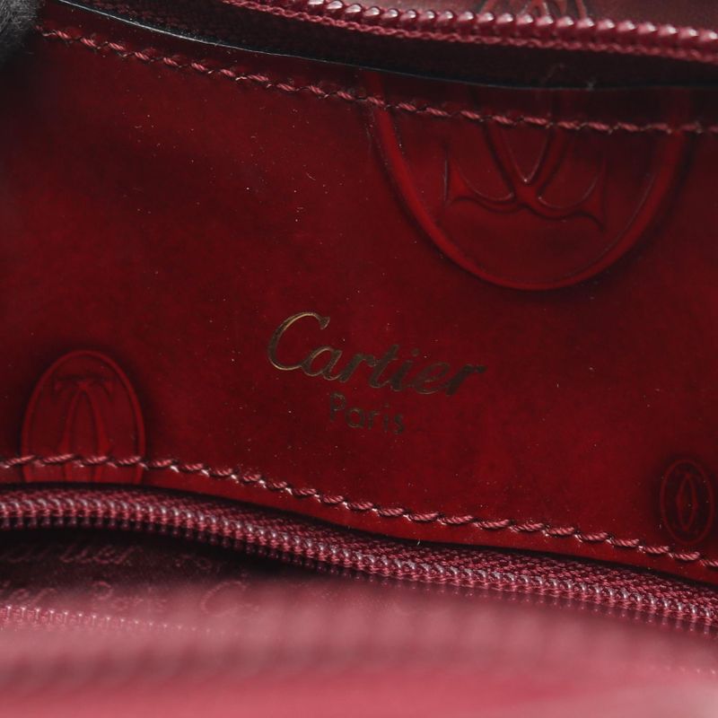 Cartier Sac Backpack Happy Birthday Bordeaux Leather