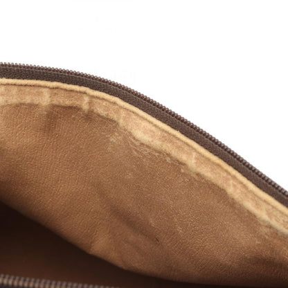 Gucci Handbag Old Gucci GG Plus Sherry Line 40.02.007 Beige Khaki PVC Coated