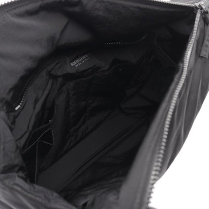 Bottega Veneta Second Bag Clutch Black Nylon