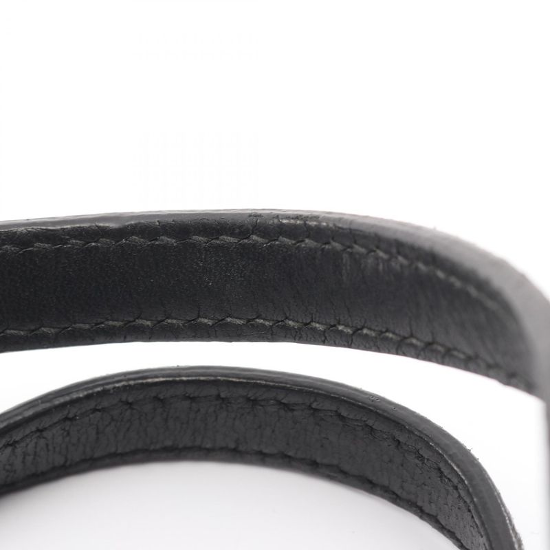 Gucci Tote Bag Sherry Line 337070 Black Canvas Leather Sherry Tote Bag Ladies