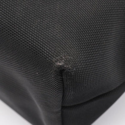 Gucci Tote Bag Sherry Line 337070 Black Canvas Leather Sherry Tote Bag Ladies