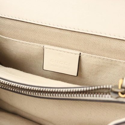 Gucci Handbag Bamboo Dionysus Medium 448075 Ivory Navy Red Leather Bamboo