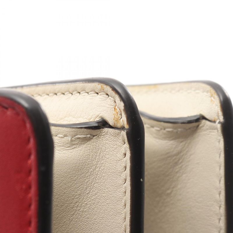 Gucci Handbag Bamboo Dionysus Medium 448075 Ivory Navy Red Leather Bamboo