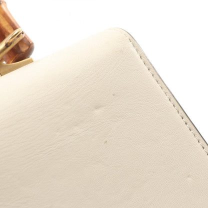 Gucci Handbag Bamboo Dionysus Medium 448075 Ivory Navy Red Leather Bamboo