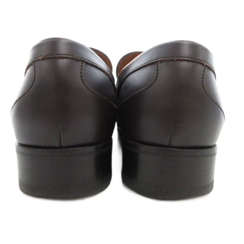 Gucci Horsebit Loafer Shoes Leather 7.5 Dark Brown Uo • Gy62
