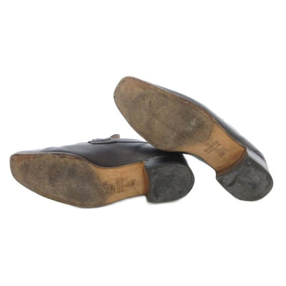 Gucci Horsebit Loafer Shoes Leather 7.5 Dark Brown Uo • Gy62