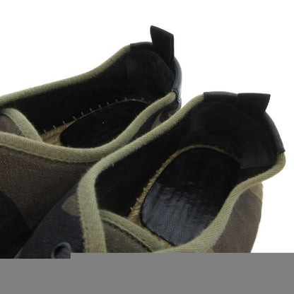 Saint Laurent Paris Espadrille Sneakers Khaki Camouflage Pattern Camouflage