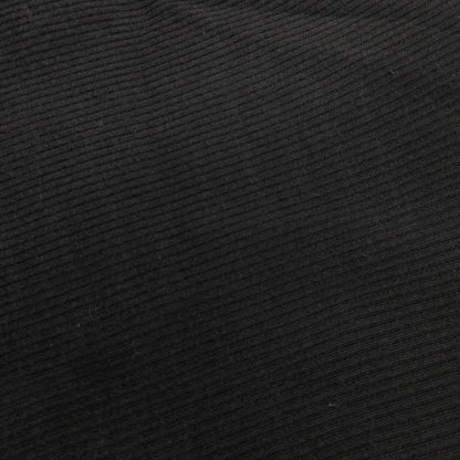 Chanel Vintage Rib Knit Coco Mark Mesh Switch Short Sleeve 36 Brown FF Gy62