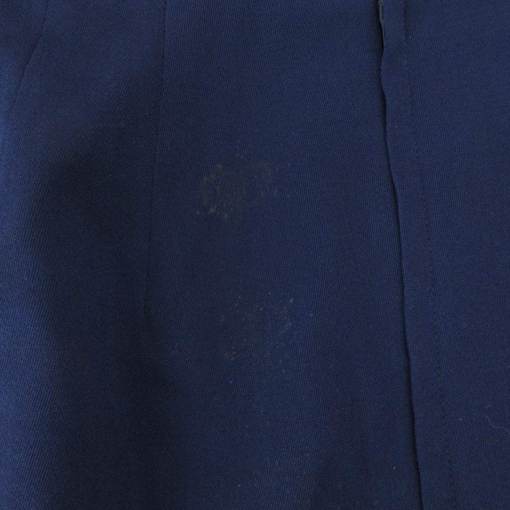 Christian Dior Vintage Tight Skirt S Tuck Knee Length Navy /AE • GY53