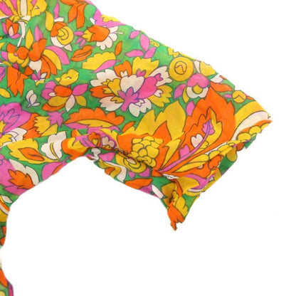 Yves Saint Laurent Vintage Buttonless Shirt Overlay Flower