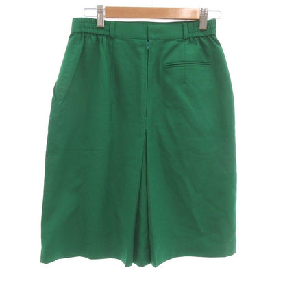 Christian Dior SPORTS Vintage Trapezoid Skirt Slit Knee Length L Green /JS •