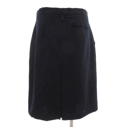 Christian Dior SPORTS Vintage Tight Skirt Knee Length Wool L Navy /JS • GY53