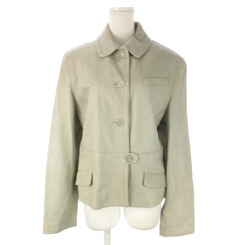 Gianni Versace Gianni Versace Leather Jacket Stainless Steel Collar Genuine