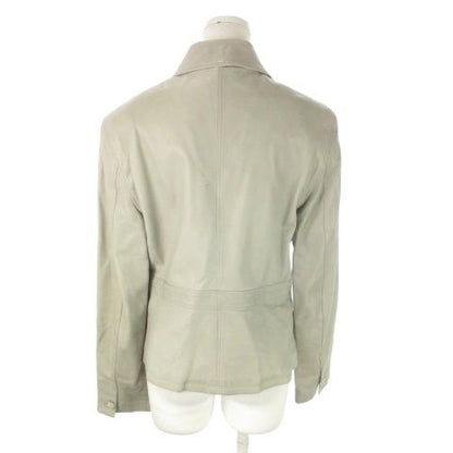 Gianni Versace Gianni Versace Leather Jacket Stainless Steel Collar Genuine