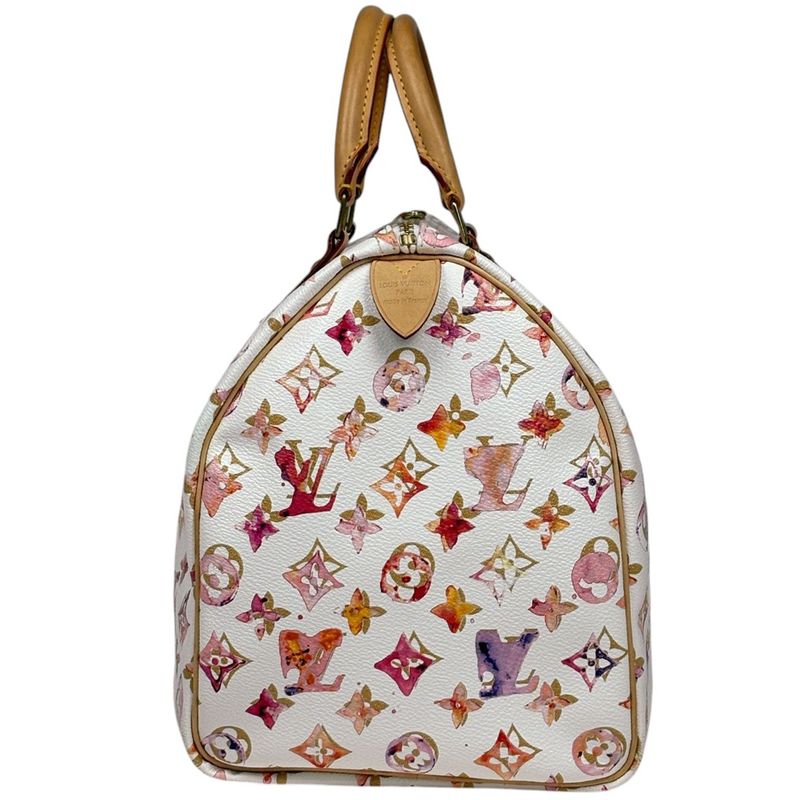 Louis Vuitton Speedy 30 Boston Bag Shopping Commuting Monogram Water Color