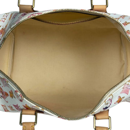 Louis Vuitton Speedy 30 Boston Bag Shopping Commuting Monogram Water Color