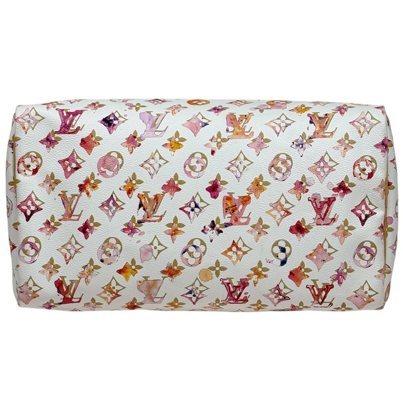 Louis Vuitton Speedy 30 Boston Bag Shopping Commuting Monogram Water Color
