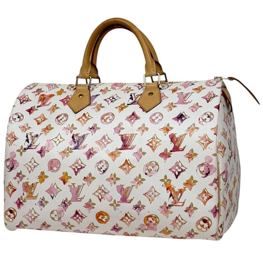 Louis Vuitton Speedy 30 Boston Bag Shopping Commuting Monogram Water Color