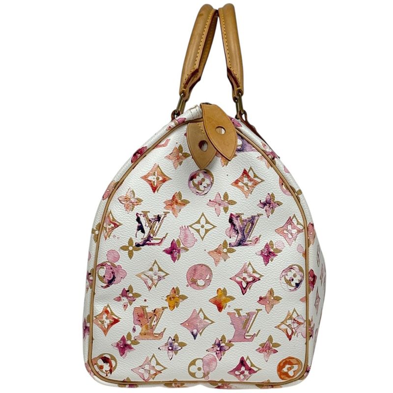 Louis Vuitton Speedy 30 Boston Bag Shopping Commuting Monogram Water Color