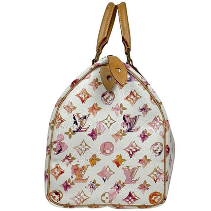 Louis Vuitton Speedy 30 Boston Bag Shopping Commuting Monogram Water Color