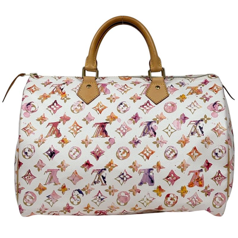 Louis Vuitton Speedy 30 Boston Bag Shopping Commuting Monogram Water Color