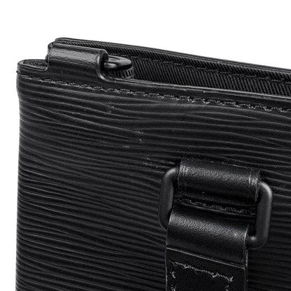 Louis Vuitton Sac Plastic Fold 2WAY Shoulder Bag Tote Bag Epi Noir Black