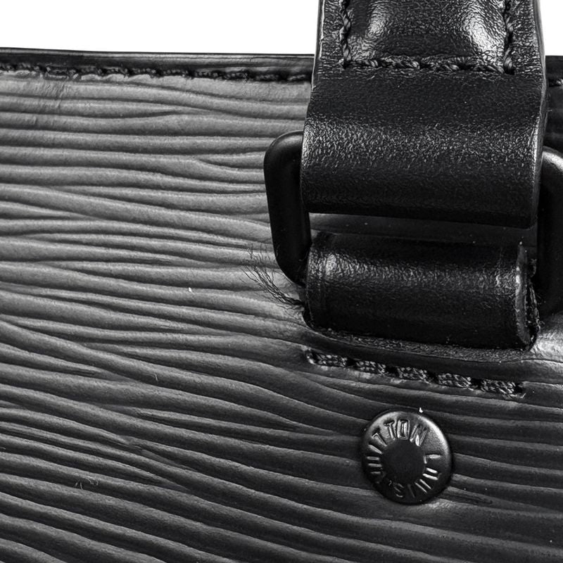 Louis Vuitton Sac Plastic Fold 2WAY Shoulder Bag Tote Bag Epi Noir Black