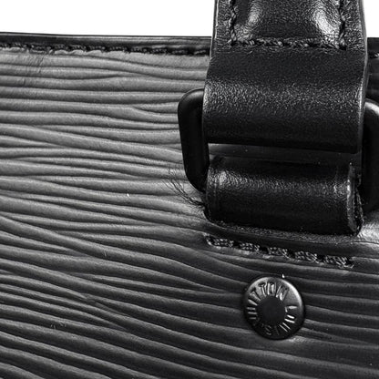 Louis Vuitton Sac Plastic Fold 2WAY Shoulder Bag Tote Bag Epi Noir Black