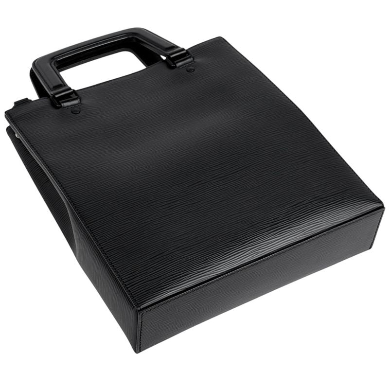 Louis Vuitton Sac Plastic Fold 2WAY Shoulder Bag Tote Bag Epi Noir Black