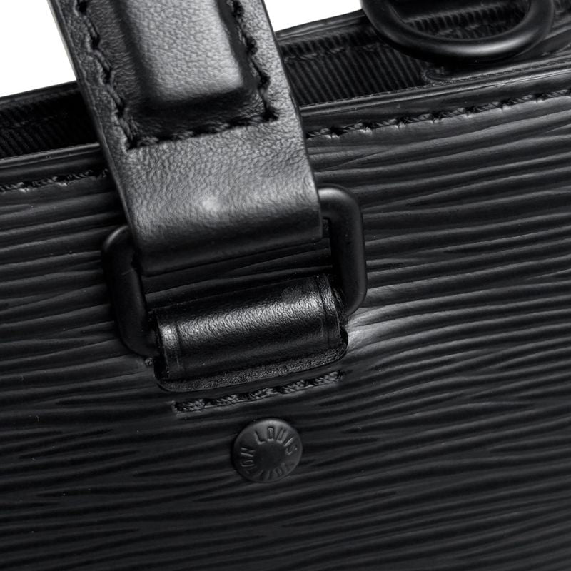 Louis Vuitton Sac Plastic Fold 2WAY Shoulder Bag Tote Bag Epi Noir Black