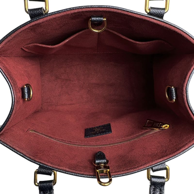 Louis Vuitton On The Go PM Bicolor 2WAY Shoulder Bag Tote Bag Monogram Empreinte