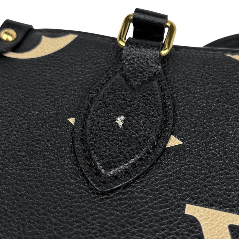 Louis Vuitton On The Go PM Bicolor 2WAY Shoulder Bag Tote Bag Monogram Empreinte