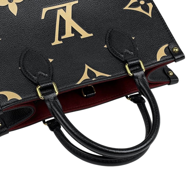 Louis Vuitton On The Go PM Bicolor 2WAY Shoulder Bag Tote Bag Monogram Empreinte