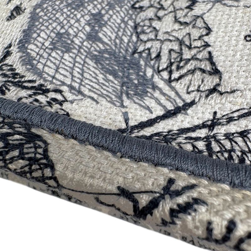 Christian Dior Book Tote Bag Large Reverse Toile De Jouy Embroidered Tote Bag