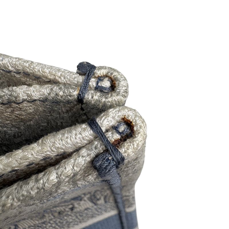 Christian Dior Book Tote Bag Large Reverse Toile De Jouy Embroidered Tote Bag