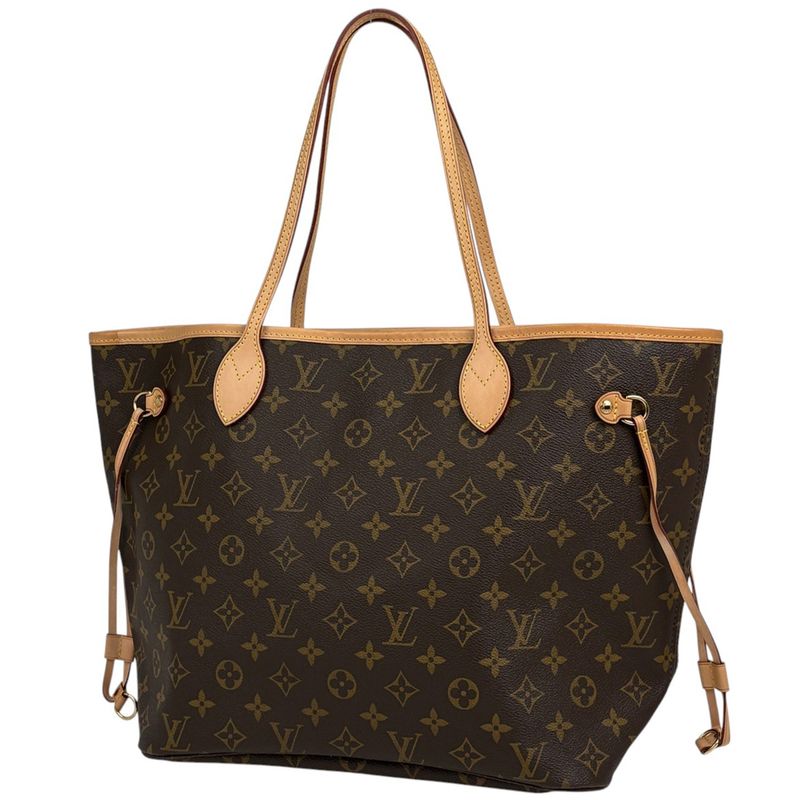 Louis Vuitton Neverfull MM Shoulder Bag Shopping Shoulder Tote Bag Monogram