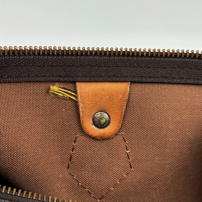 Louis Vuitton Speedy 30 Boston Bag Commuter Handbag Monogram Brown M41526 Women