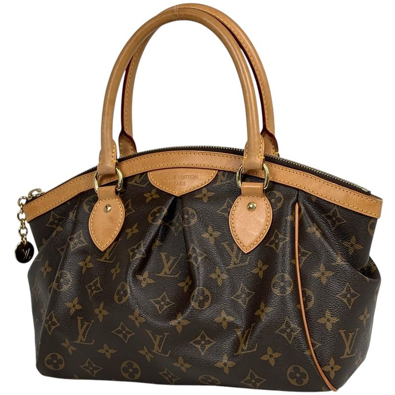 Louis Vuitton Tivoli PM Tote Bag Handbag Monogram Brown M40143 Women's