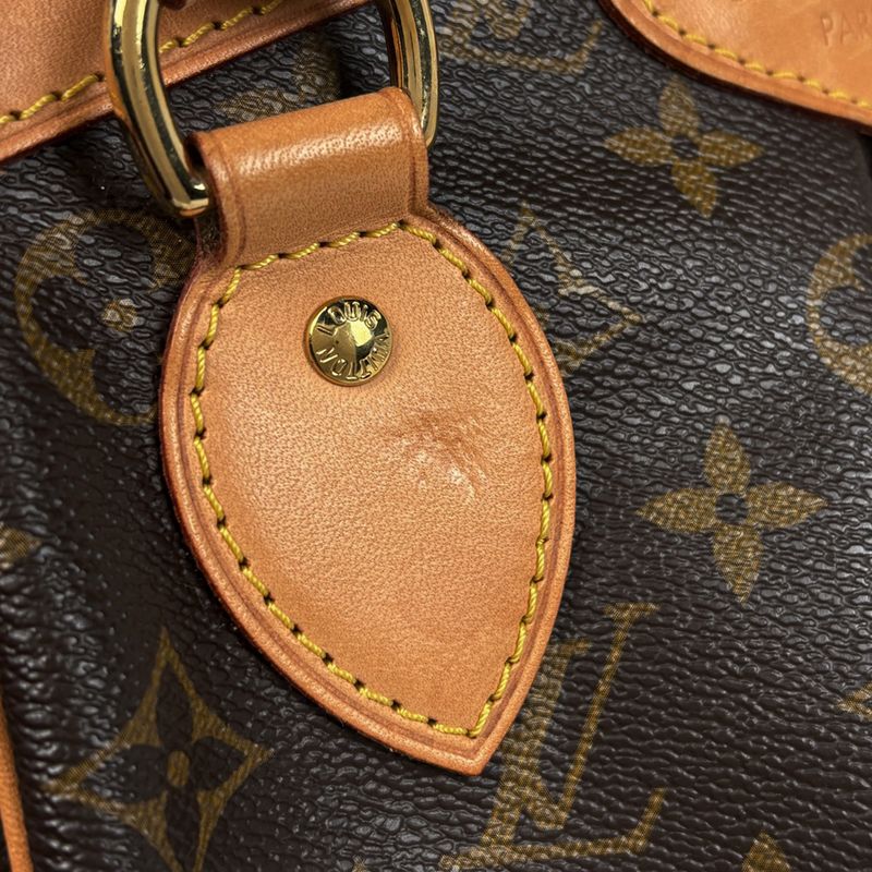 Louis Vuitton Tivoli PM Tote Bag Handbag Monogram Brown M40143 Women's