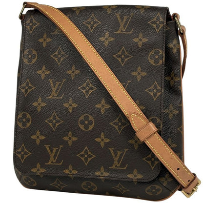 Louis Vuitton Musette Salsa Long Crossbody Shoulder Bag Monogram Brown M51387