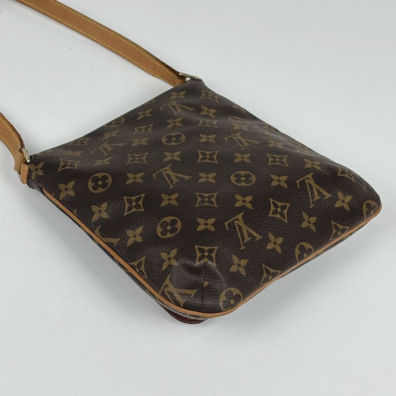 Louis Vuitton Musette Salsa Long Crossbody Shoulder Bag Monogram Brown M51387