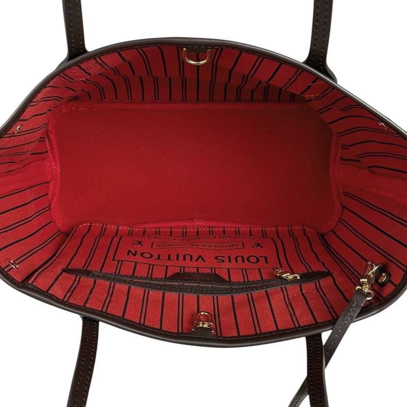 Louis Vuitton Neverfull PM Handbag Tote Bag Damier Brown N41359 Women's