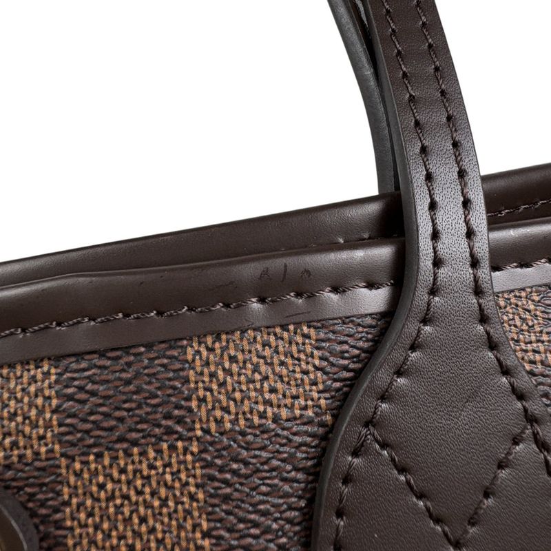 Louis Vuitton Neverfull PM Handbag Tote Bag Damier Brown N41359 Women's