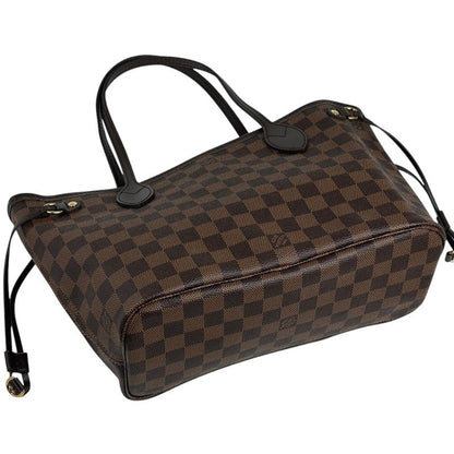 Louis Vuitton Neverfull PM Handbag Tote Bag Damier Brown N41359 Women's