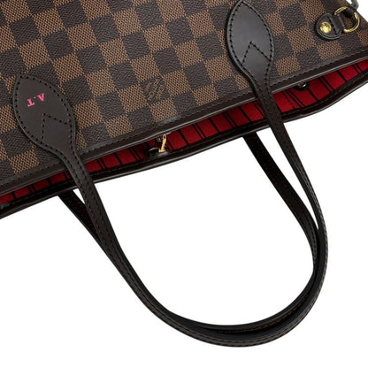 Louis Vuitton Neverfull PM Handbag Tote Bag Damier Brown N41359 Women's
