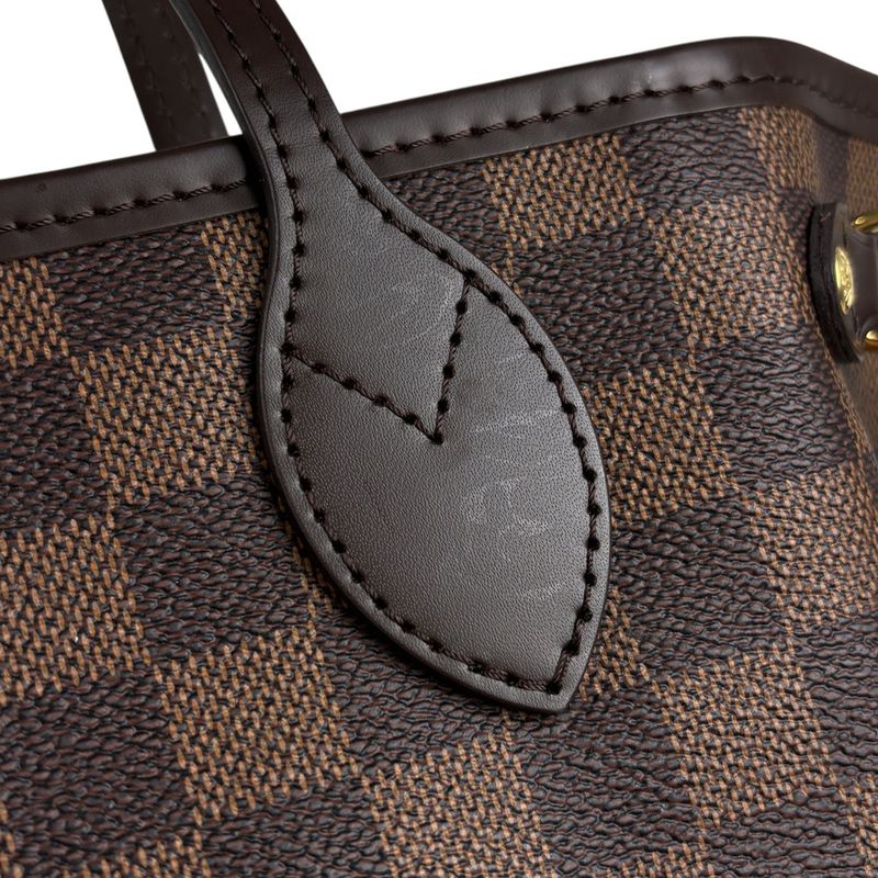 Louis Vuitton Neverfull PM Handbag Tote Bag Damier Brown N41359 Women's