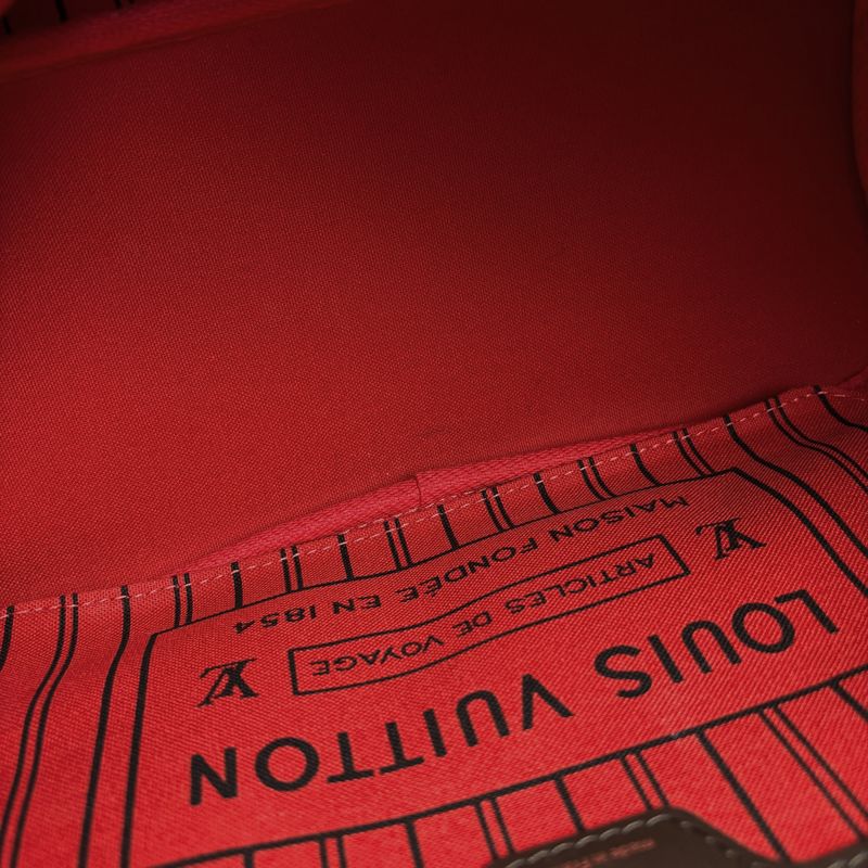 Louis Vuitton Neverfull PM Handbag Tote Bag Damier Brown N41359 Women's