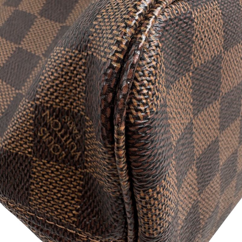 Louis Vuitton Neverfull PM Handbag Tote Bag Damier Brown N41359 Women's